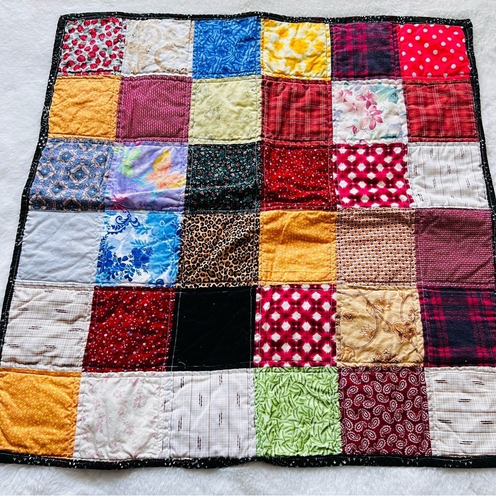 36”x26” Homemade Baby Patchwork Quilt.